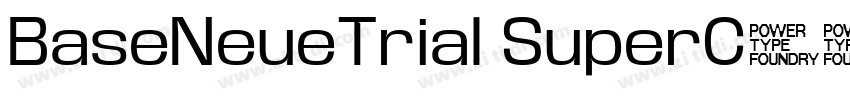 BaseNeueTrial SuperC字体转换
